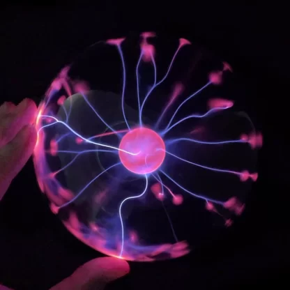 Tesla Coil Plasma Ball – Touch & Sound Activated Lightning Sphere