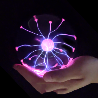 Tesla Coil Plasma Ball – Touch & Sound Activated Lightning Sphere - Image 2